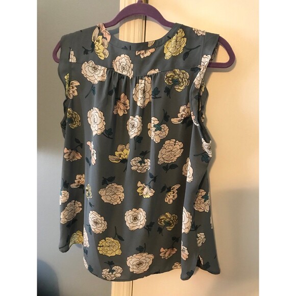 Loft Sleeveless Blouse Size Large Petite - Picture 4 of 4